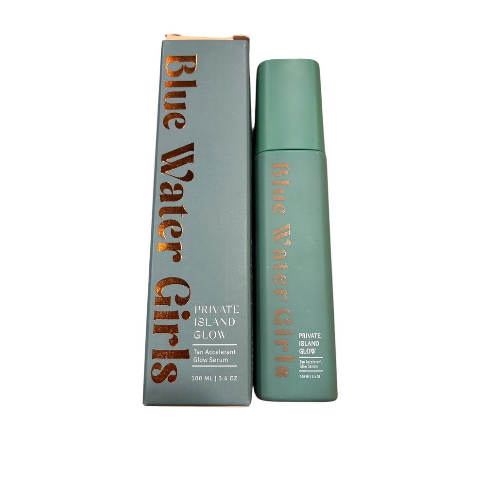 Blue Water Girls Private‎ Island Glow Tan Accelerant Glow Serum 3.4oz NIB